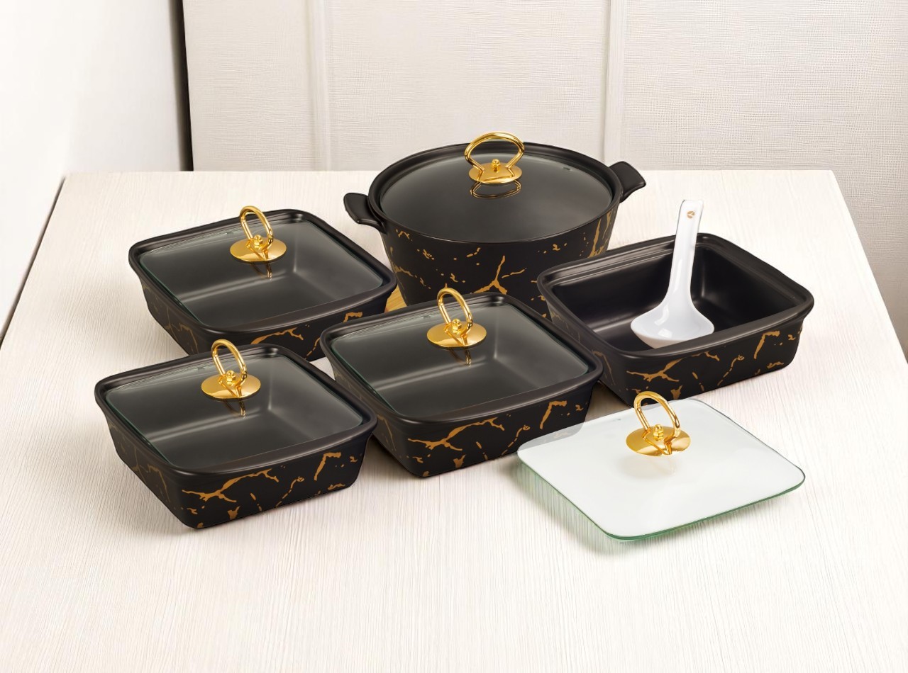 SM89 Hitam Prasmanan Ivana dengan Motif Marmer